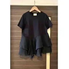 UNITED ARROWS ティアード 半袖カットソー Tシャツ ネイビー - メルカリ