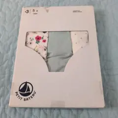 未着用☆プチバトー　ショーツ3枚組　5ans/110cm 花柄