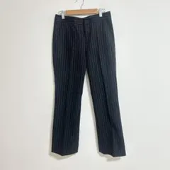 INCOTEX スラックス パンツ ストライプ グレー イタリア製のサムネイル