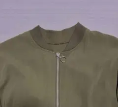 しまむらLutique アウター ジップアップ ブルゾン ジャケット カーキ Mのサムネイル
