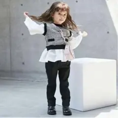 プティマイン　ベストドッキングチュニック　ブラウス　ニット　ビスチェ　トップス