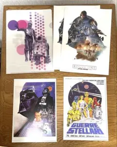STARWARS ミニクリアファイル・ポストカード 等 6点(1点増えました)