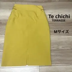 Techichi TERRASSE♡前スリット　タイトスカート　M マスタードのサムネイル