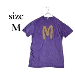 海外古着☆GILDAN 紫色 Mサイズ Tシャツ