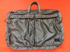 PORTERTANKER 2WAY BRIEFCASE セージグリーン　ポーター