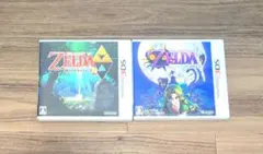 3DS ゼルダの伝説 ムジュラの仮面 3D　神々のトライフォース　2点セットのサムネイル