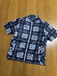 キャロウェイ　メンズゴルフ　秋冬　中綿半袖ブルゾン　サイズL ネイビー