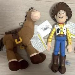 ウッディー ブルズアイ キーホルダー ぬいぐるみバッチ