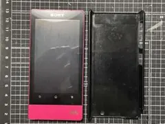 SONY WALKMAN NW-F805 ピンク　ケース付 ジャンク①のサムネイル
