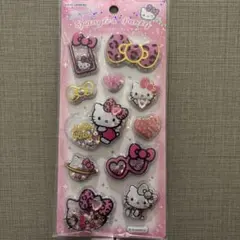 【正規品】サンリオ スパンコールパーティー シール ハローキティ ヒョウ柄