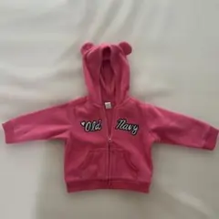 Old Navy ベビー フリース パーカー ピンク 6-12ヶ月のサムネイル