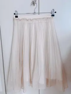 チュールスカート プリーツスカート
