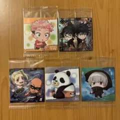 呪術廻戦ディフォルメシール　にふぉるめーしょん　5点