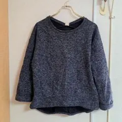 Pastel Leaf Vネック 長袖セーター