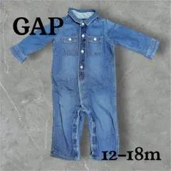 ベビー キッズGAP デニム ロンパース 12-18m