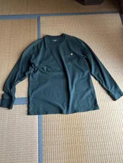 Carhartt ダークグリーン 長袖カットソー