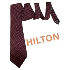 【美品】HILTON ネクタイ イタリア製