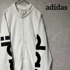adidas アディダス トレーナー ジャケット ジップアップ プリント L