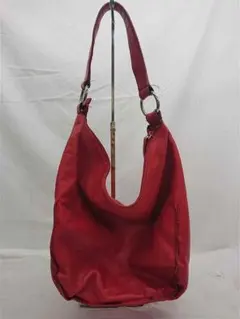 ★フルラ FURLA レザー ショルダーバッグ レッド系 レディース