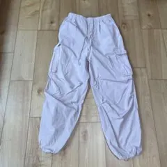 GU カーゴパンツ ライトピンク M
