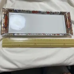 龍峰窯 長角皿 金彩 染付 和食器のサムネイル