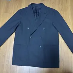 steven alan 黒 ダブルブレストジャケット