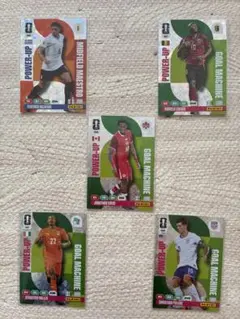 Panini FIFA World Cup POWER-UPカード 5枚セット