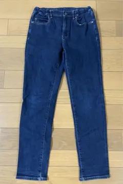 【美品】UNIQLOユニクロ　ストレッチデニムパンツ　160㎝