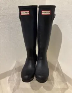 美空様専用 【HUNTER】長靴 ブラック バックル付き