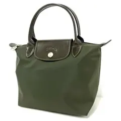 大人気☆ロンシャン☆ミニトートバッグ☆ル プリアージュ☆ナイロン☆カーキ！