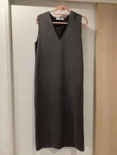 RAY CASSIN ノースリーブロングワンピース グレー