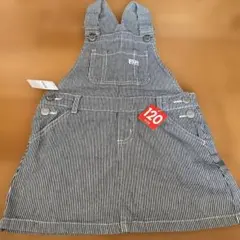 MPS ストライプ ジャンバースカート 120サイズ