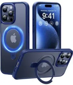 iPhone 15 Pro Max 用 ケース 超強磁力 米軍MIL規格 耐衝撃