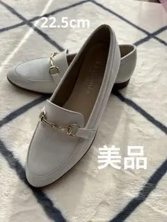 Artemis Diana ホワイト ローファー