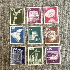 1183 【消印有：海外切手(ドイツ)】 1972ミュンヘンオリンピック4種完