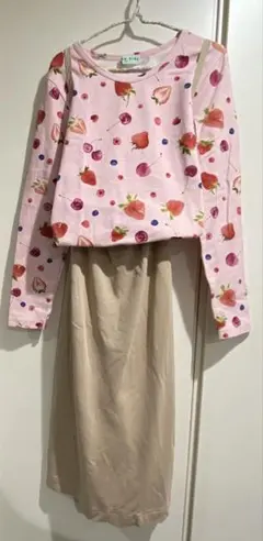 hakka kids カットソー&スカート 140cm