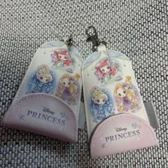 ディズニープリンセス キーケース2個セット