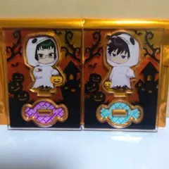 呪術廻戦　マルキューブ　アクリルスタンド 伏黒恵 禪院真希 ハロウィンver.