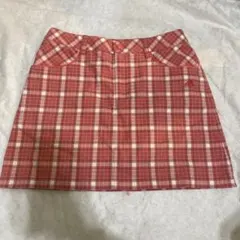 美品⭐︎adidasゴルフウェア　レディーススカート　サーモンピンク　S