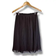 Pink Mousseux プリーツスカート 38サイズ　M相当 ブラック　黒
