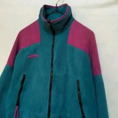 好配色 90s コロンビア フリースジャケット USA製 レディースL US古着