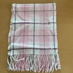 East Boy チェック柄ウールマフラー