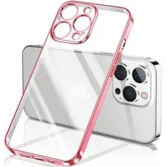 半額✨iPhone13Pro max ケース クリア 透明 ローズゴールド 人気