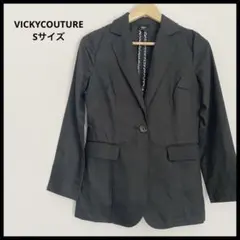 VICKYCOUTUREテーラードジャケットブラック 黒Sレディース 美品のサムネイル