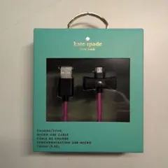kate spade new york-Lightning充電ケーブルPink