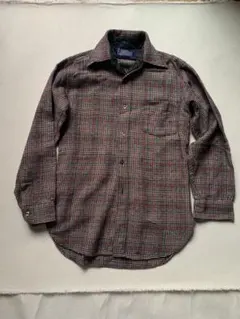 70s〜80s PENDLETON ウールシャツ グレンチェックヴィンテージ