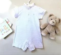 ラルフローレン ベビー ロンパース 70cm ボーダー