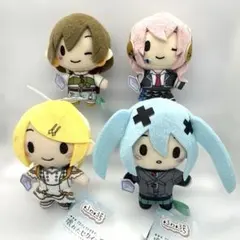 プロセカ　壊れたセカイと歌えないミク ふわぷち マスコット　4点セット