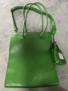 アルトローズ　ALTROSE グリーン ショルダーバッグ　美品