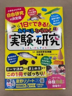 1日でできる! あそべるひらめく実験・研究 自由研究
